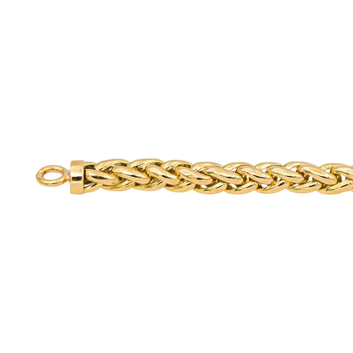 Necklace Palm mesh Yellow gold - Image 6