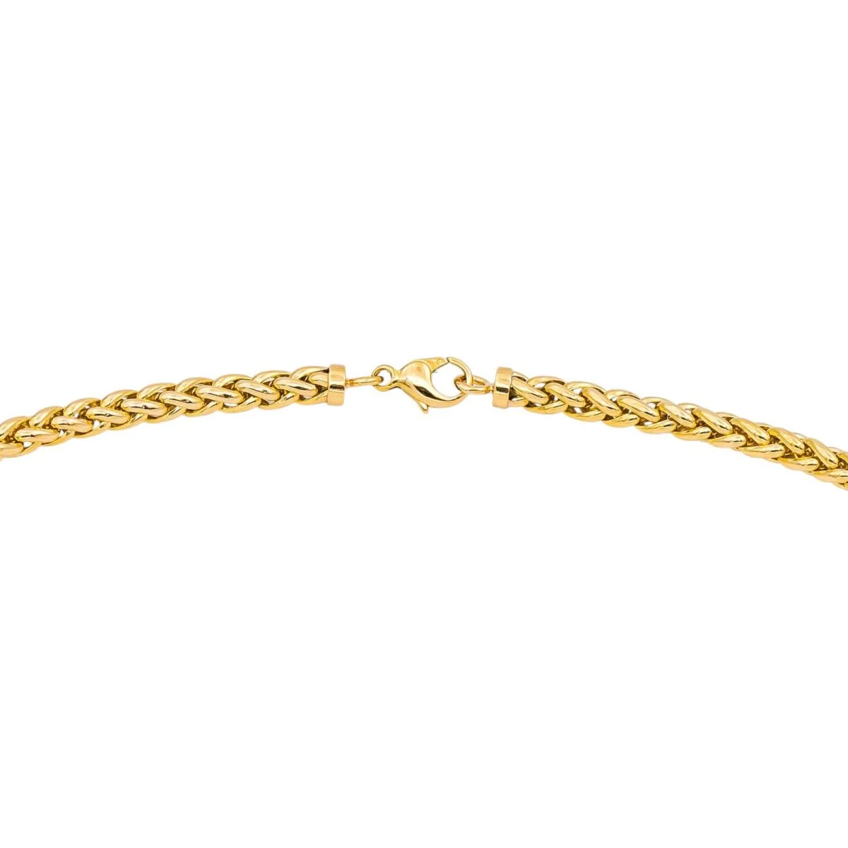 Necklace Palm mesh Yellow gold - Image 7