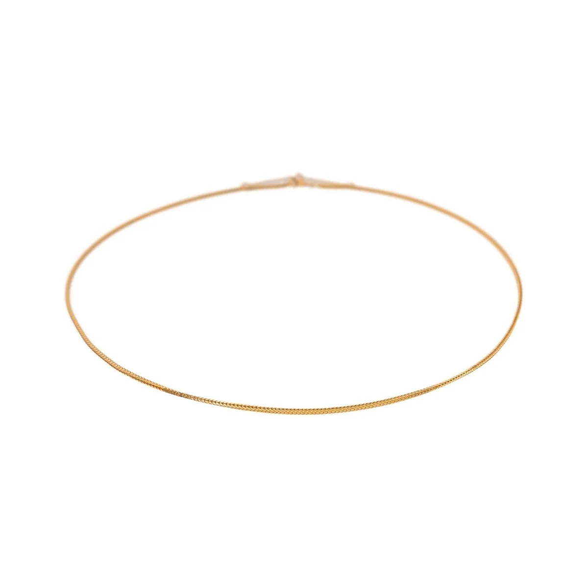 Link palm tree Necklace Yellow gold - Image 4