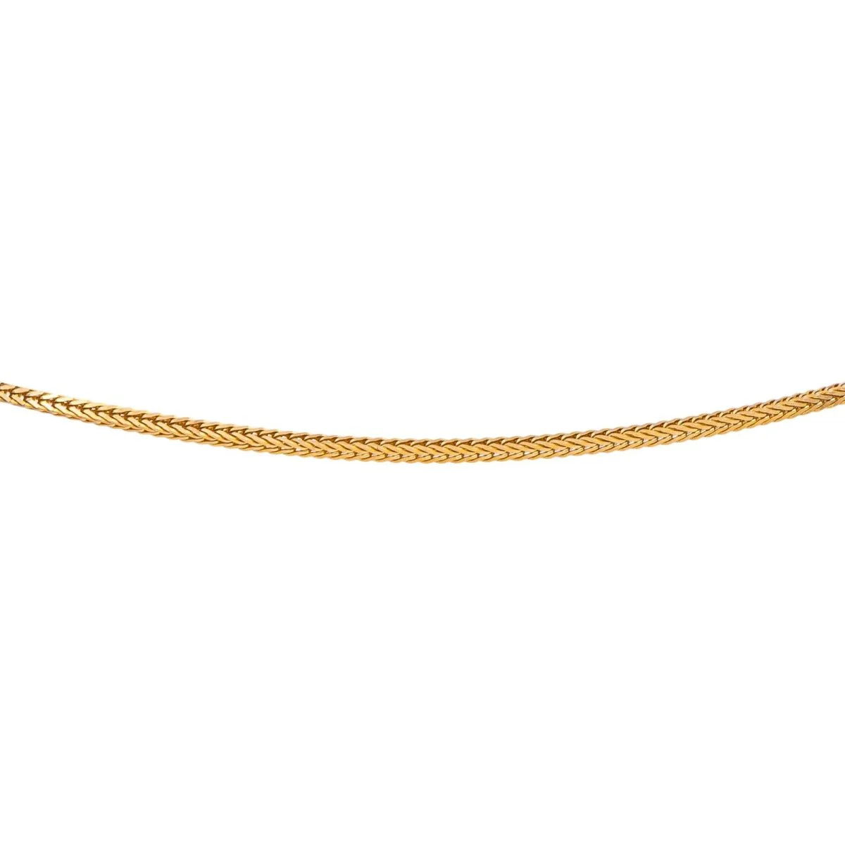 Link palm tree Necklace Yellow gold - Image 5