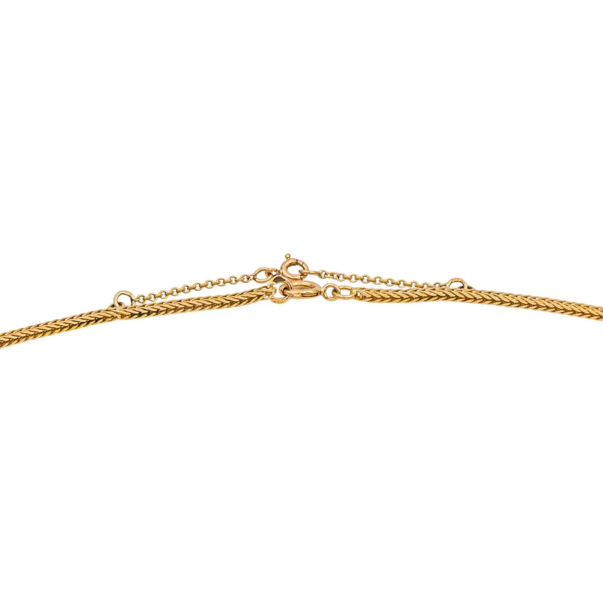 Link palm tree Necklace Yellow gold - Image 6
