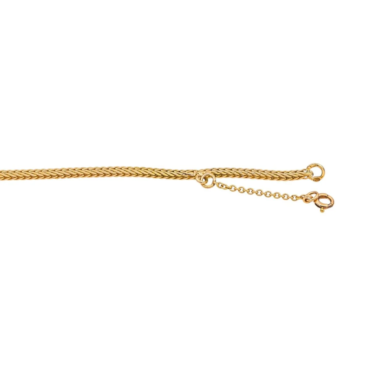 Link palm tree Necklace Yellow gold - Image 7
