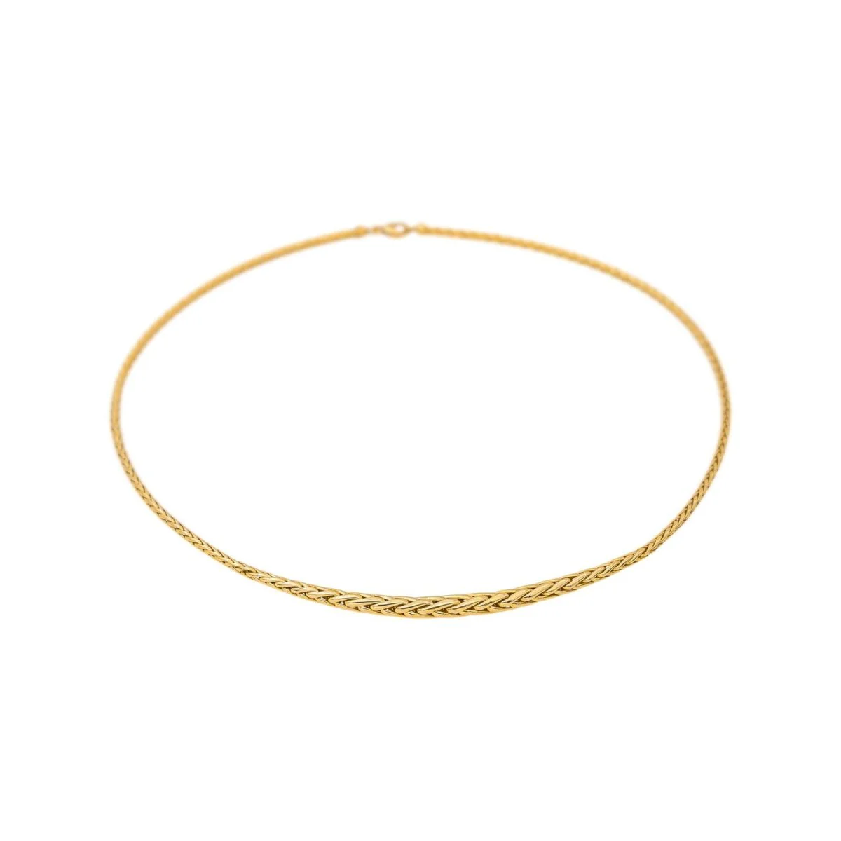 Link palm tree Necklace Yellow gold - Image 4