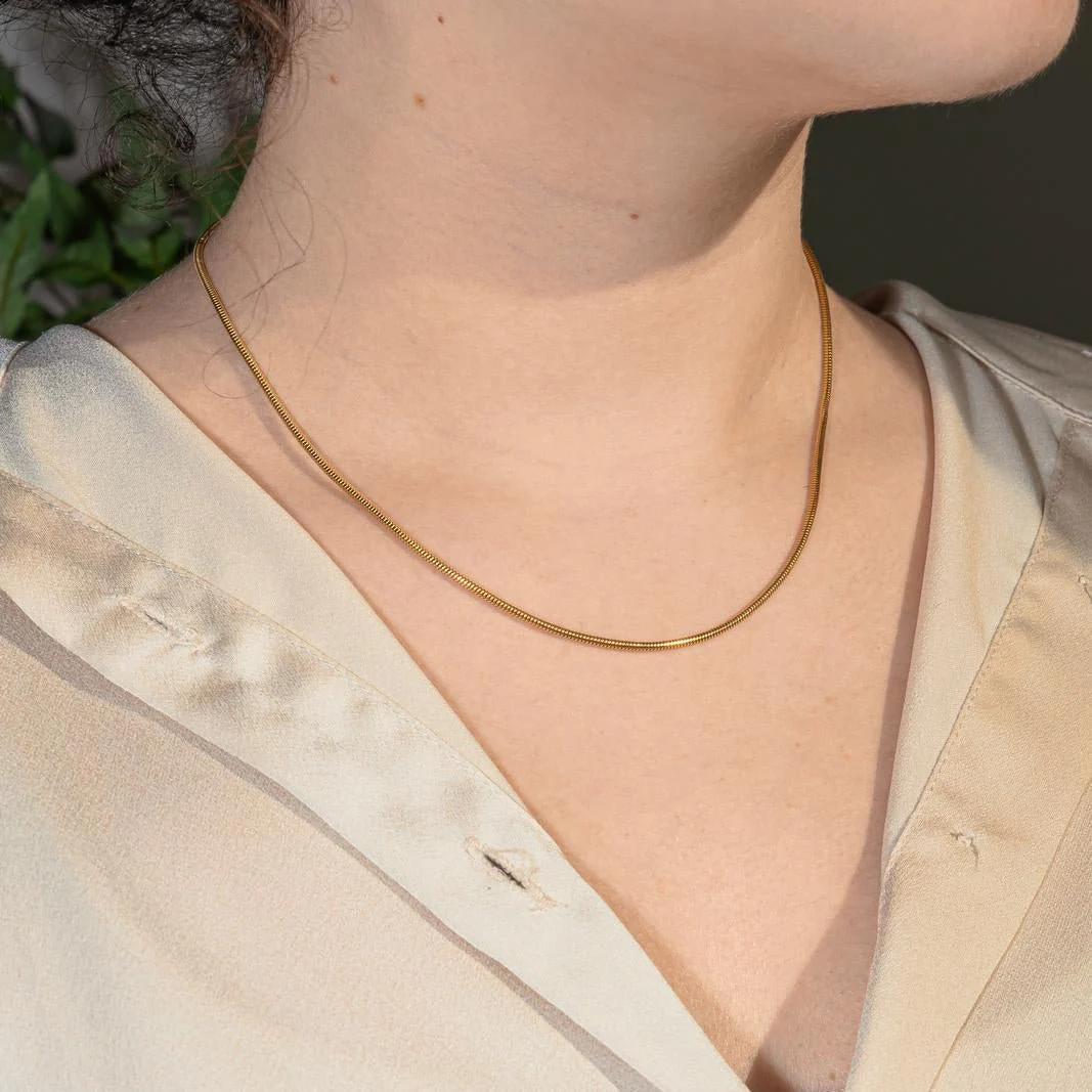 Necklace Chain in yellow gold - Image 2