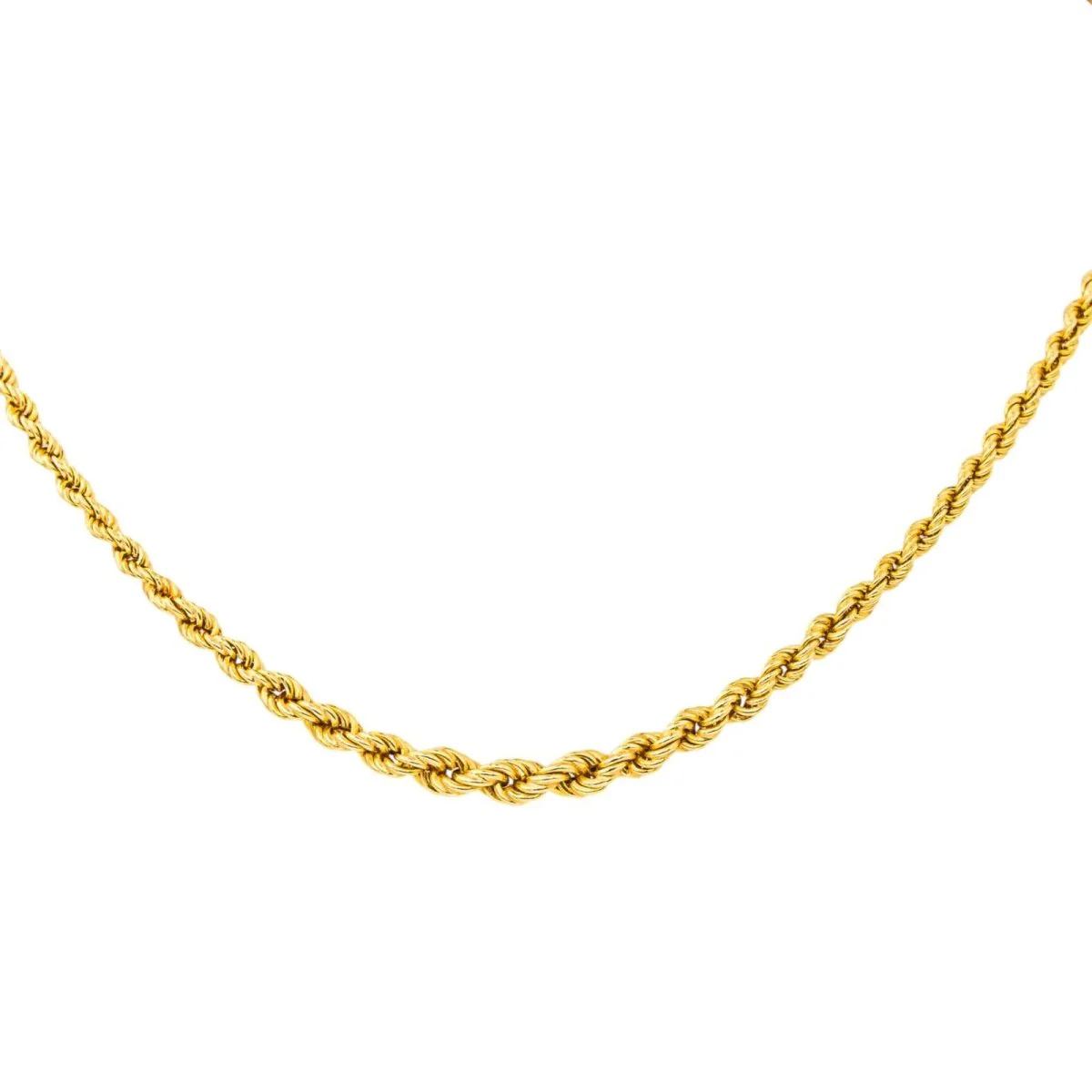 Necklace Chain in yellow gold - Image 4