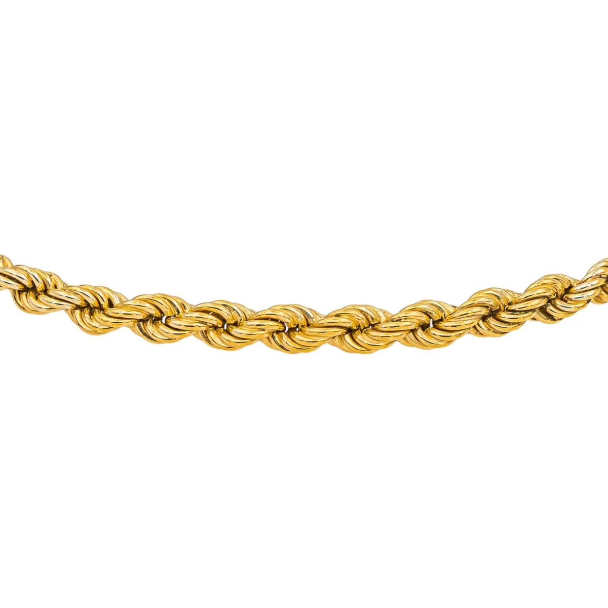 Twisted Link Necklace Yellow gold - Image 5