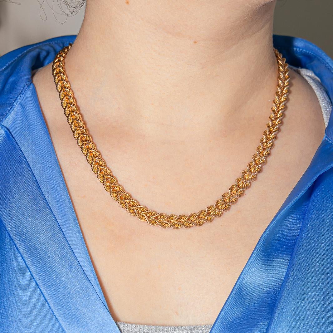 Necklace Mesh in rose gold - Image 2
