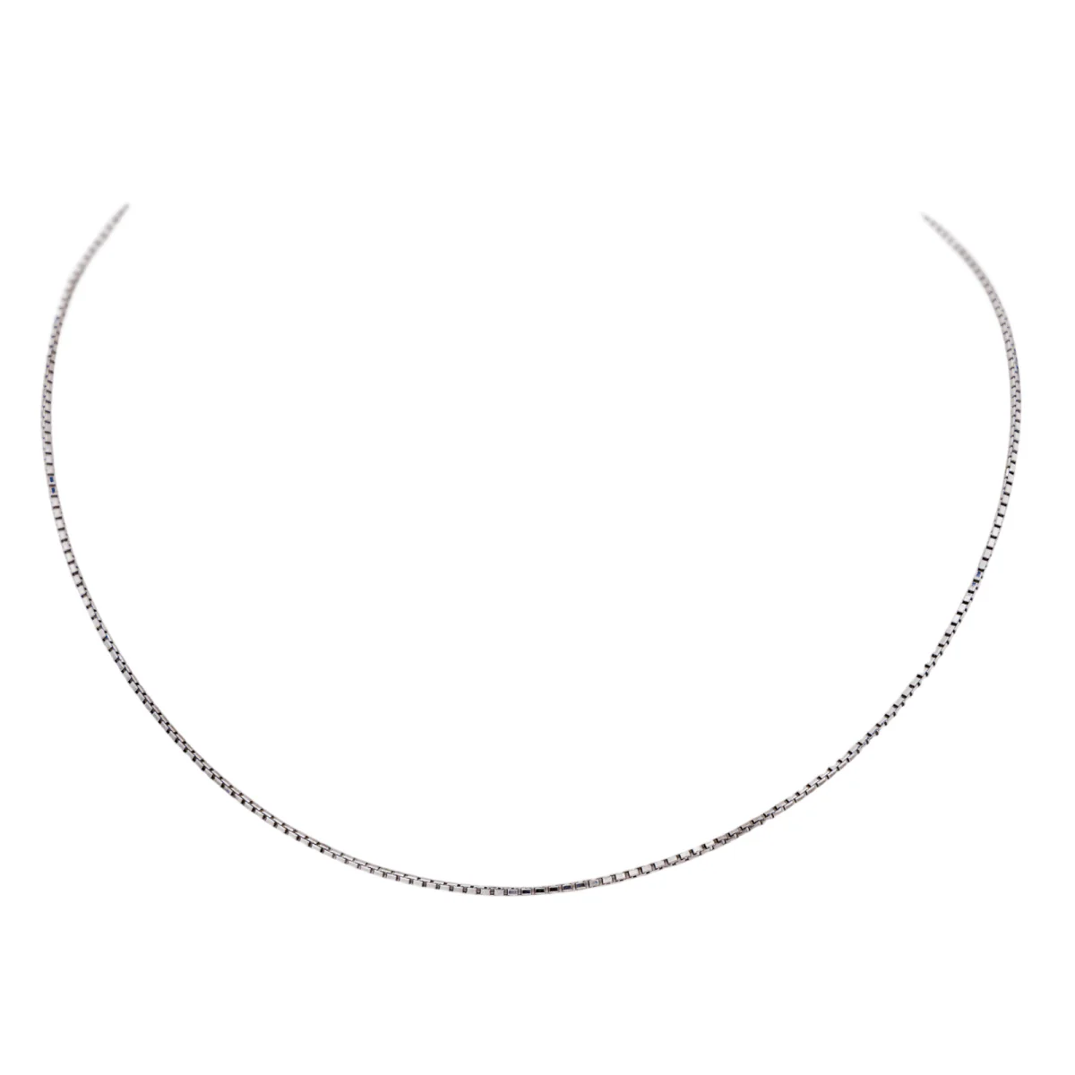 Necklace Mesh white gold