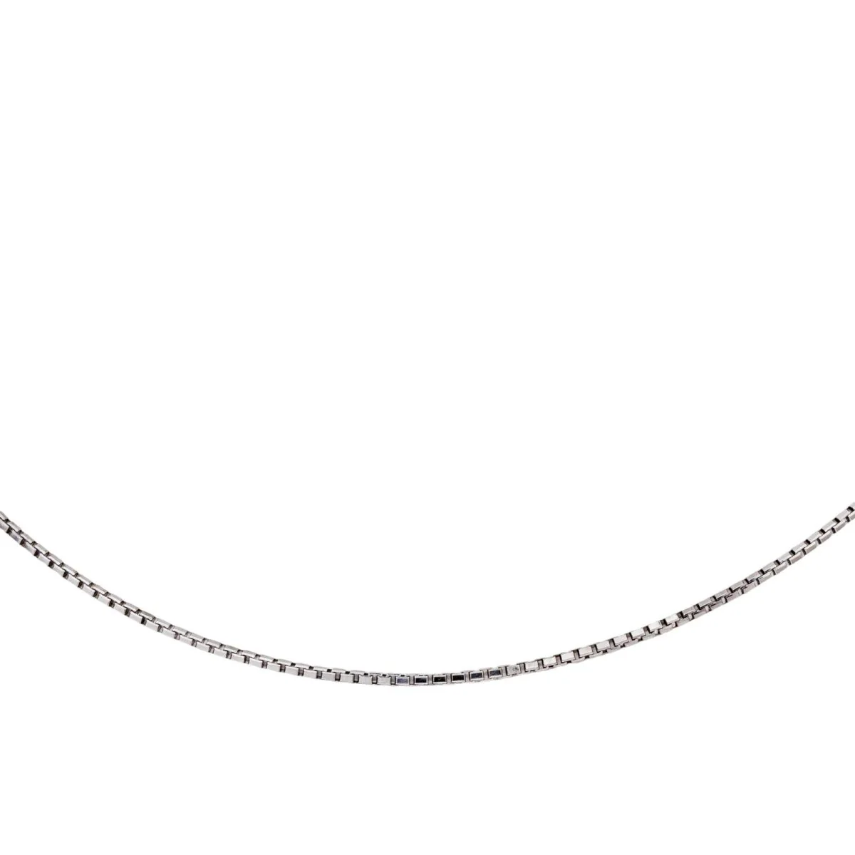 Necklace Mesh white gold - Image 4