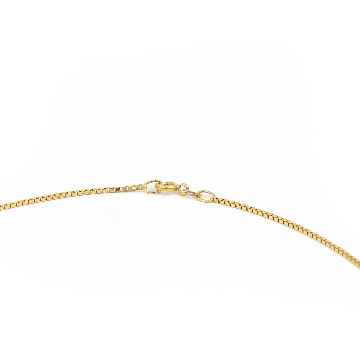 Venetian mesh chain necklace in yellow gold - Image 6