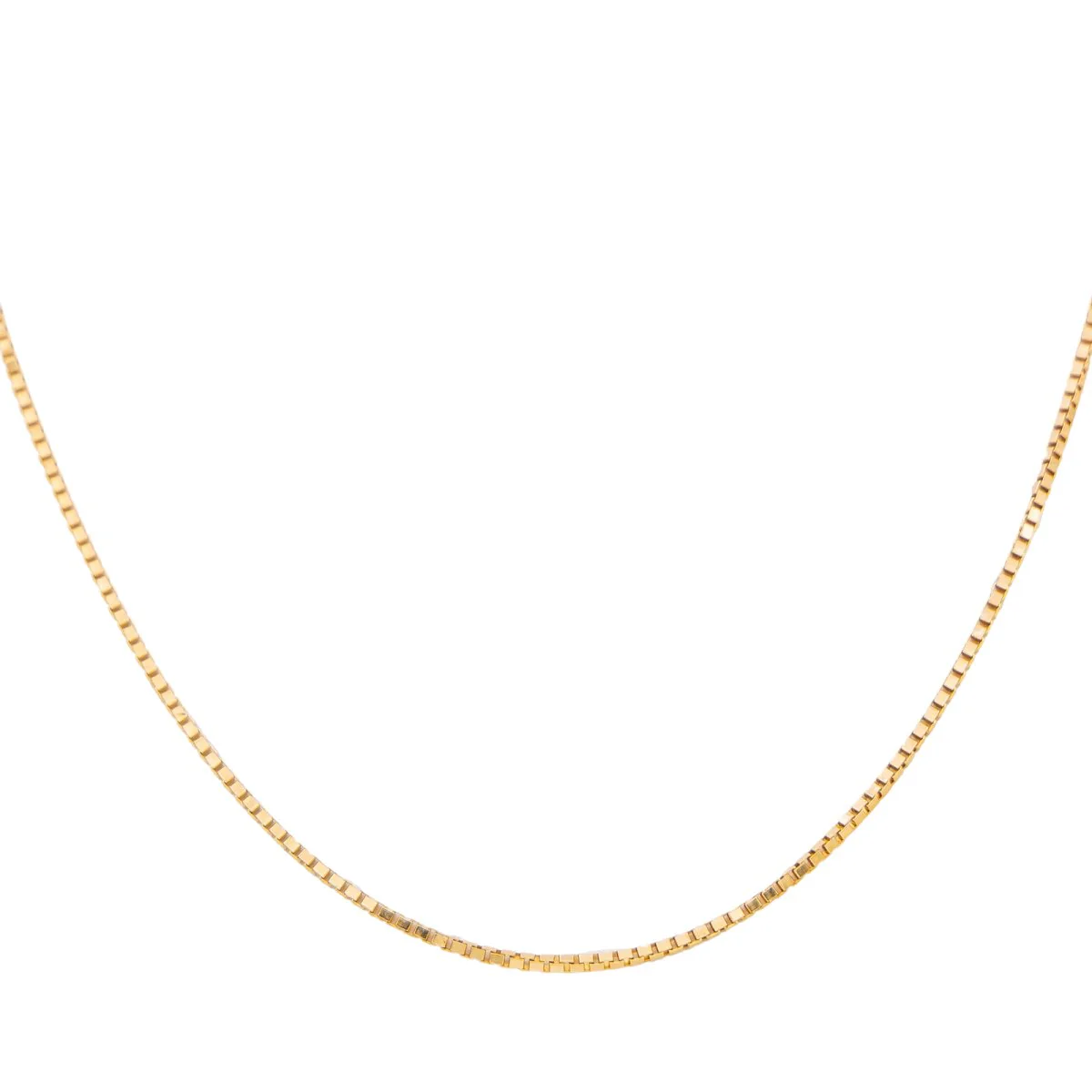 Venetian mesh necklace Yellow gold