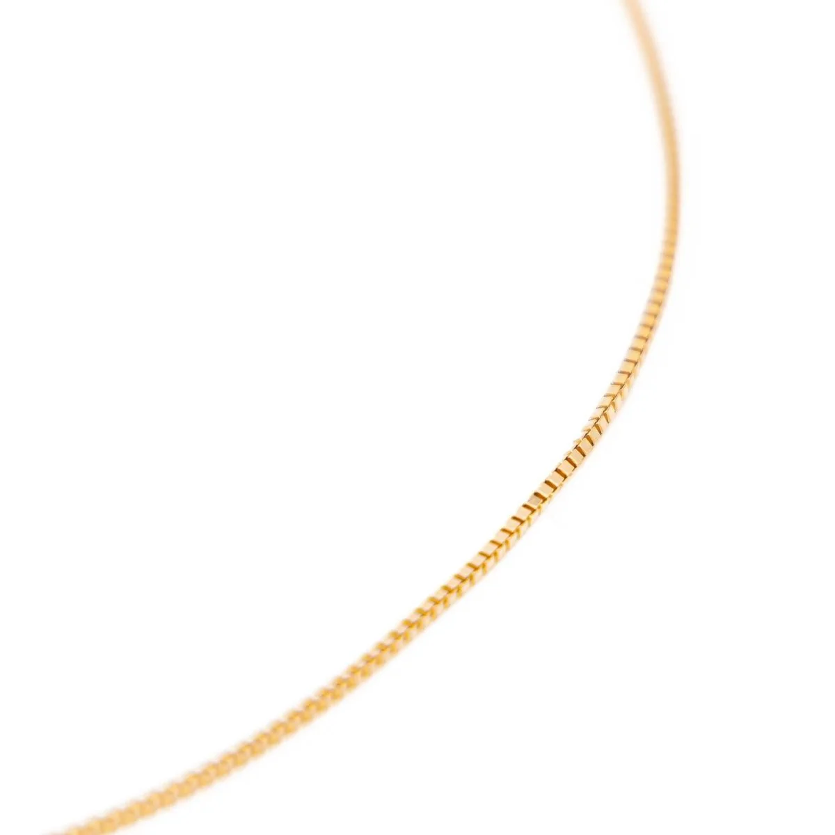 Venetian mesh necklace Yellow gold - Image 6