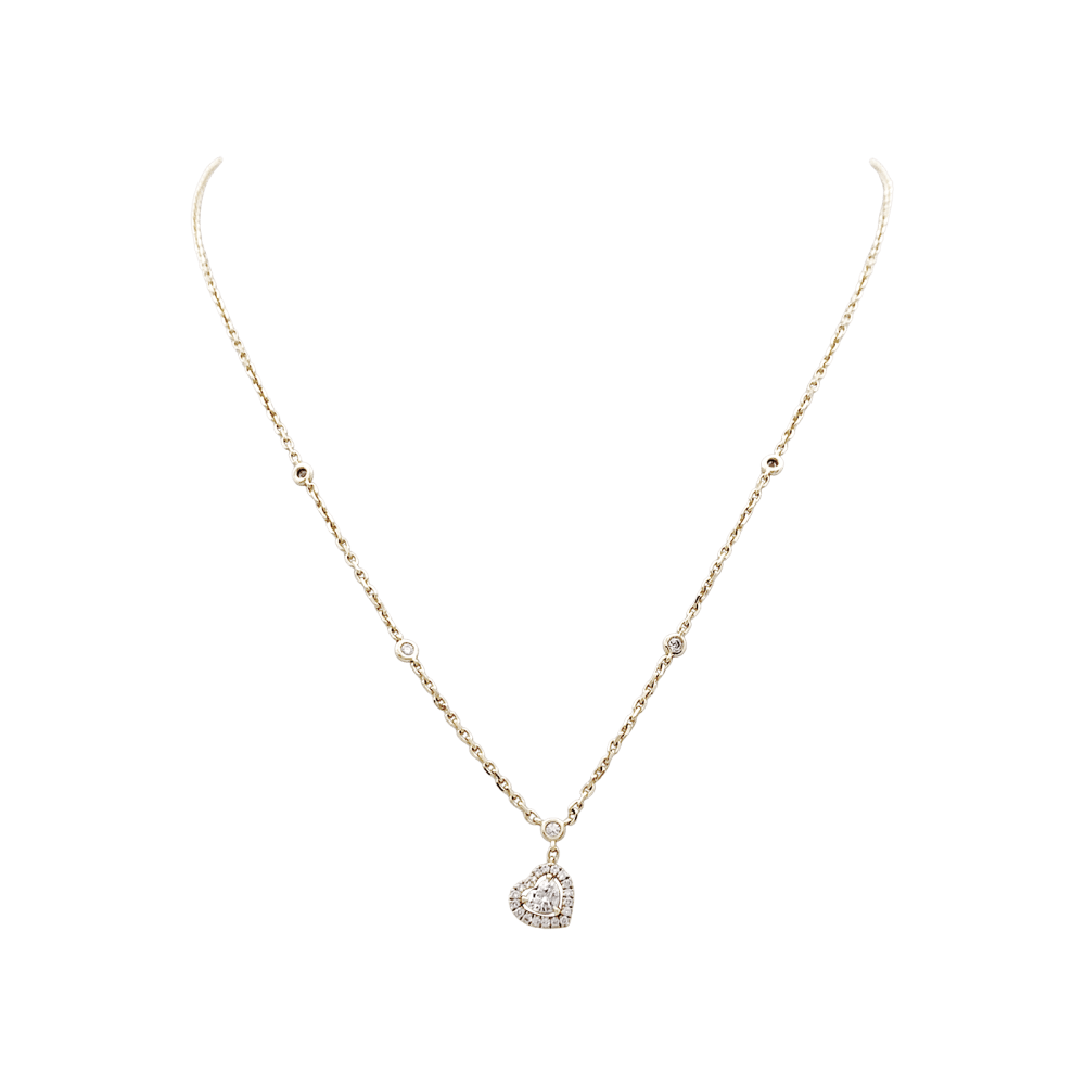 MESSIKA "Joy Heart" Pendant Necklace in rose gold and diamonds