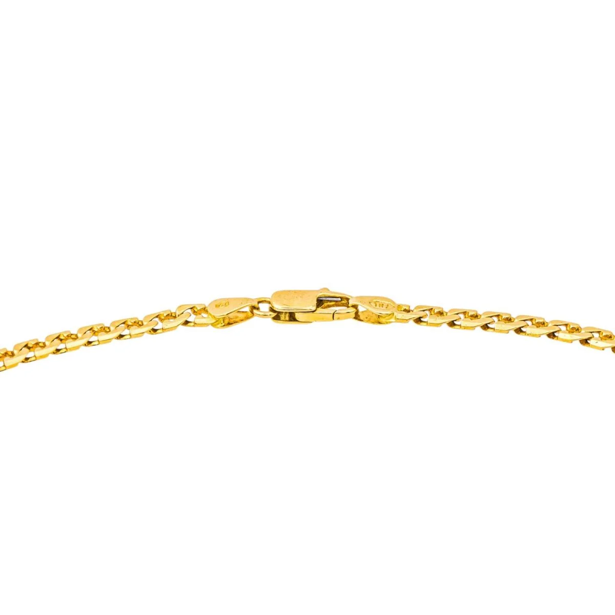 Necklace Neglected Yellow gold Sapphire - Image 4