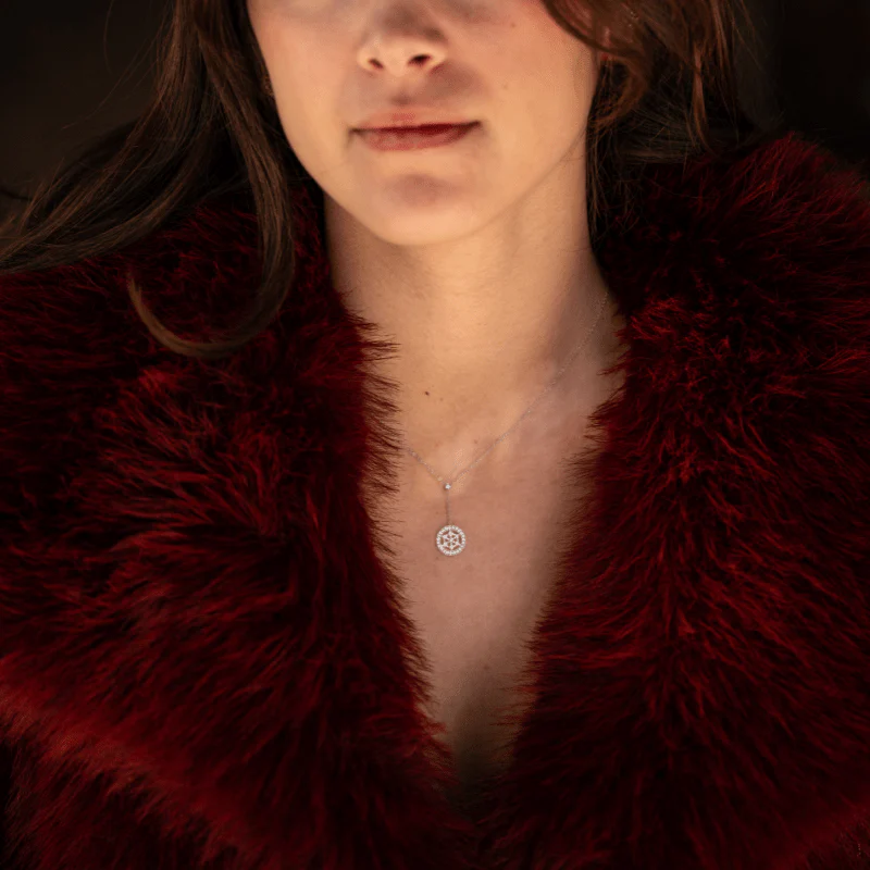 TIFFANY & CO. "Diamond Veil" Negligee Necklace in platinum and diamonds - Image 2