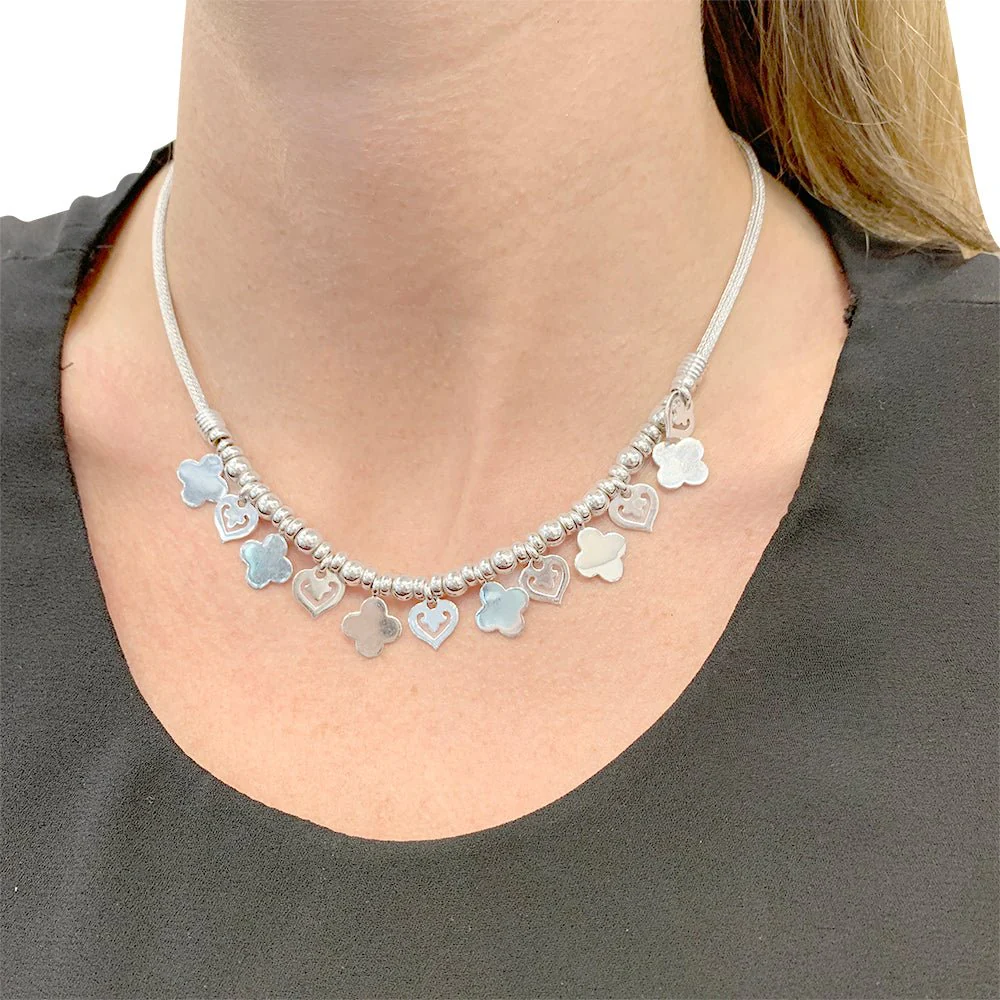 OJPerrin necklace, white gold. - Image 3
