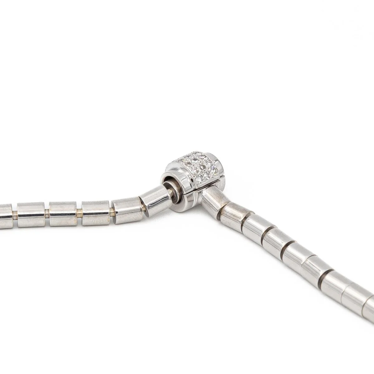 White gold and diamond necklace - Image 4
