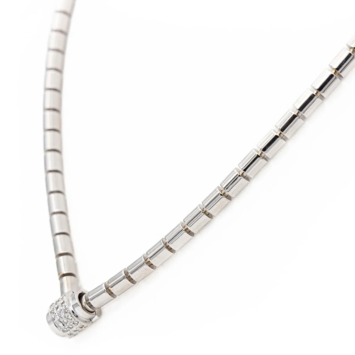 White gold and diamond necklace - Image 5