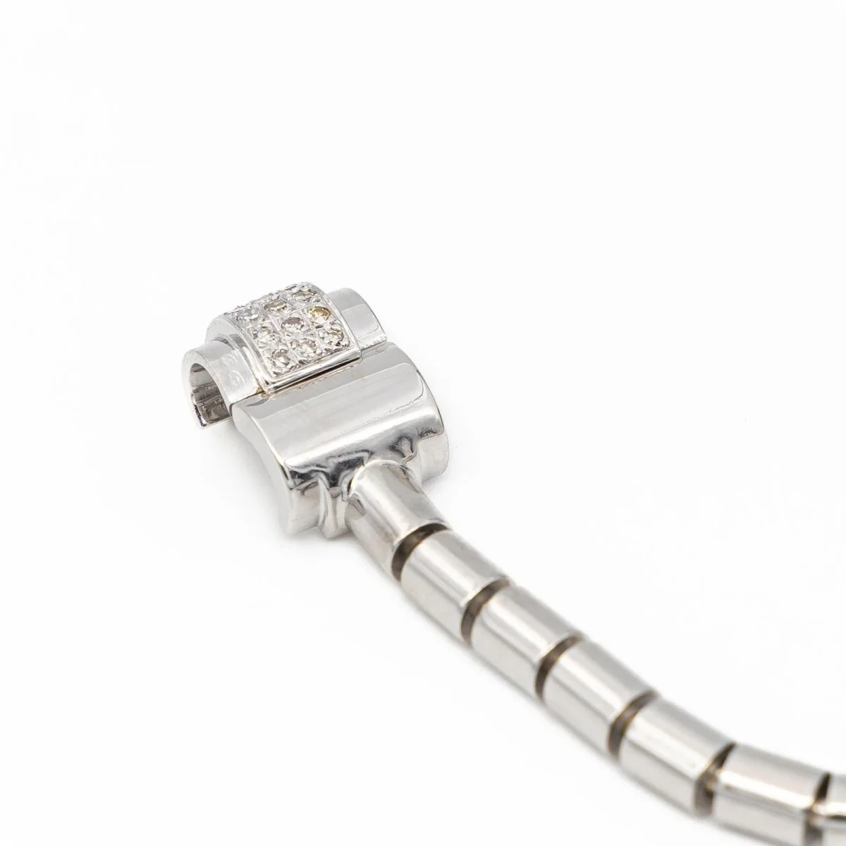 White gold and diamond necklace - Image 6