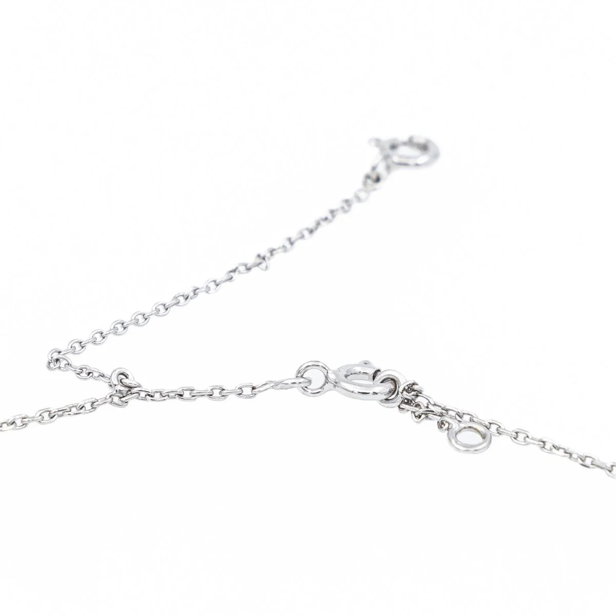 White Gold Diamond Necklace - Image 5