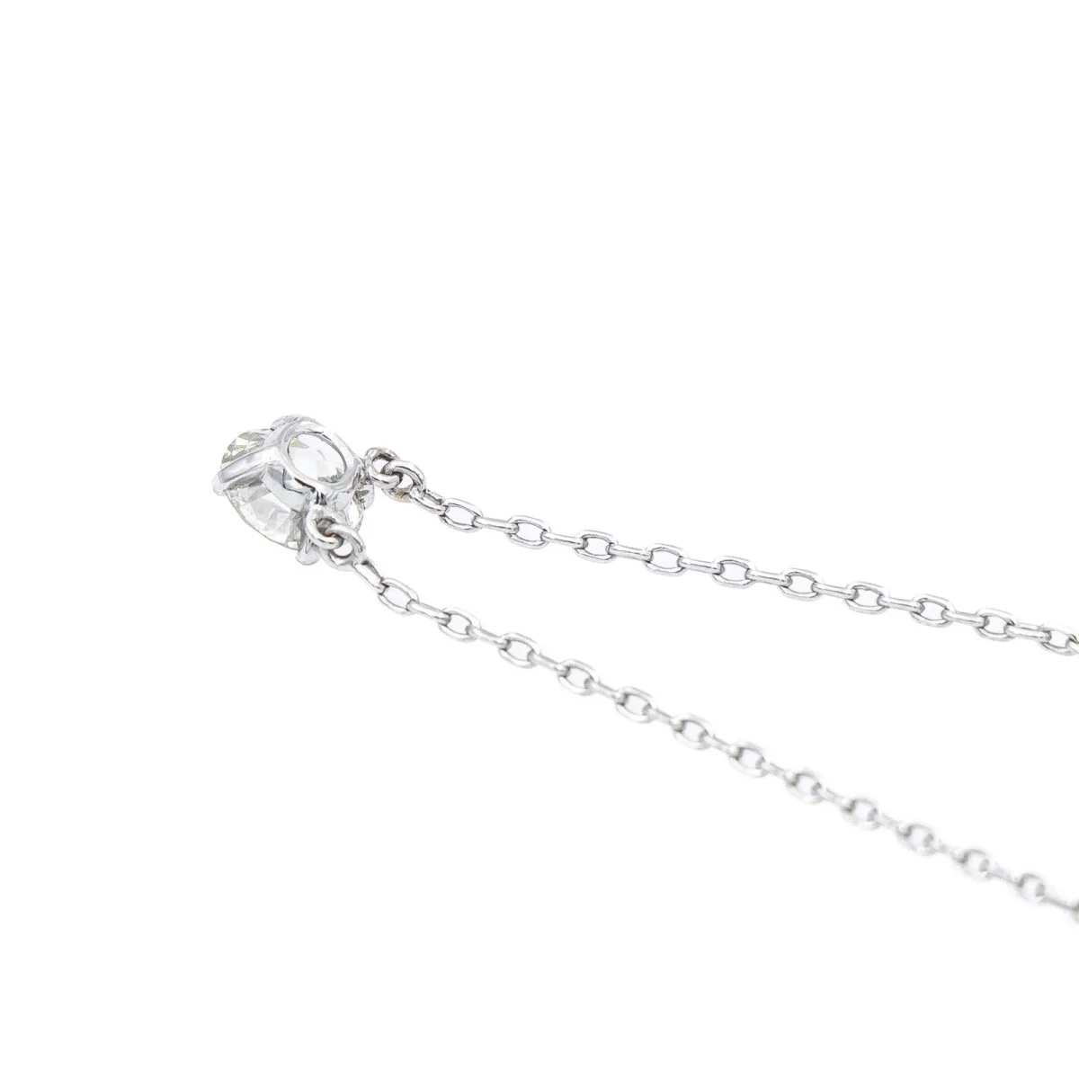 White Gold Diamond Necklace - Image 7