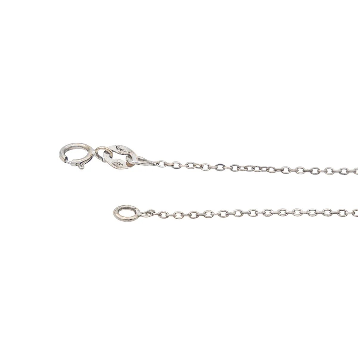 White Gold Diamond Necklace - Image 6