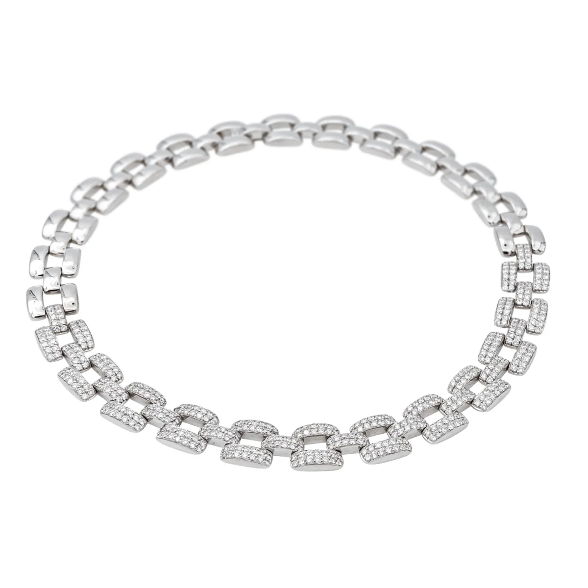 Necklace White gold  diamond - Image 4