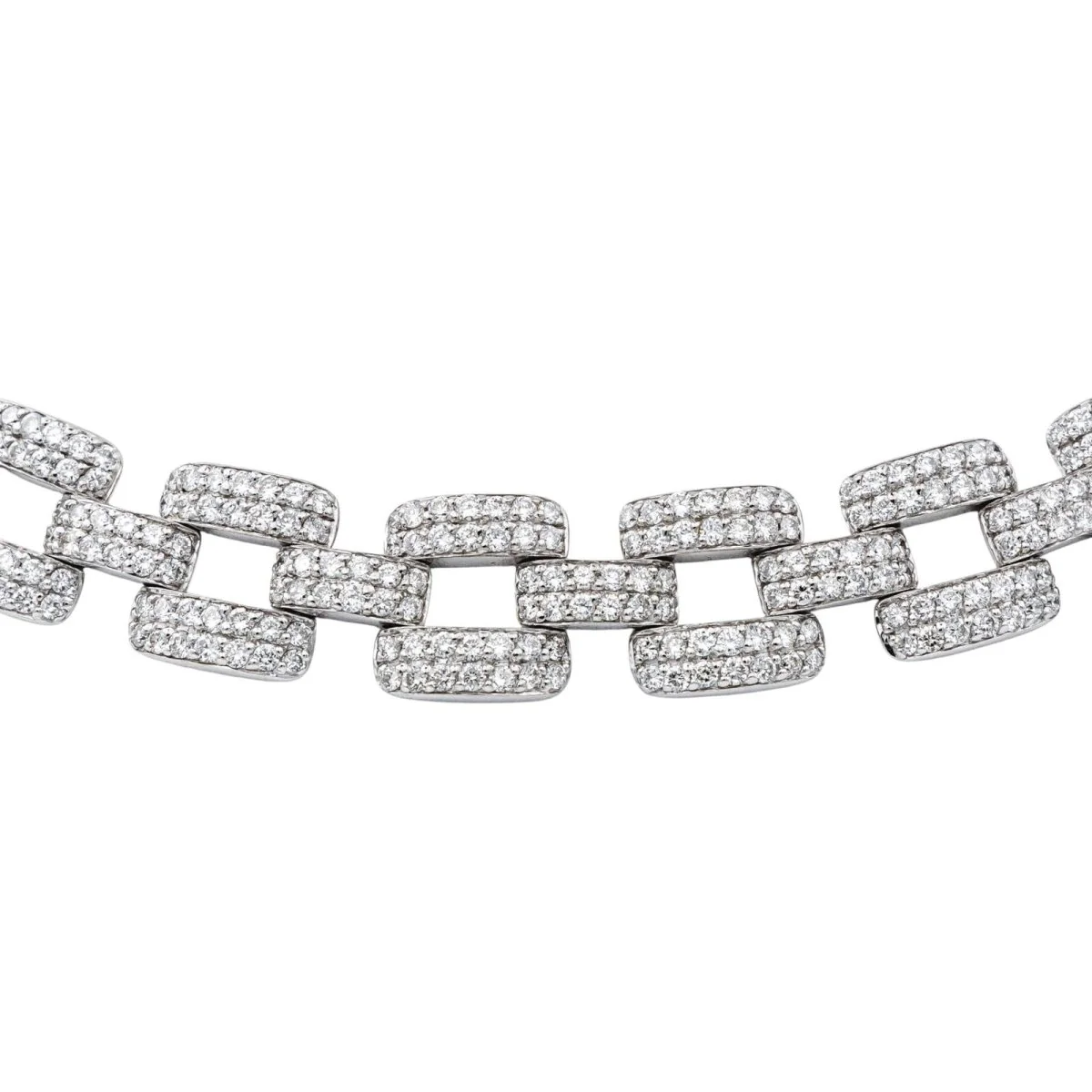 Necklace White gold  diamond - Image 5