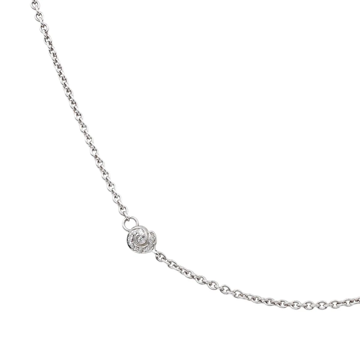 Necklace White gold diamond - Image 4