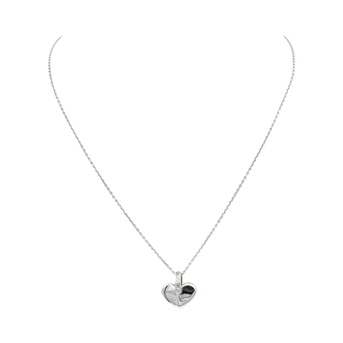 Necklace White gold diamond - Image 3
