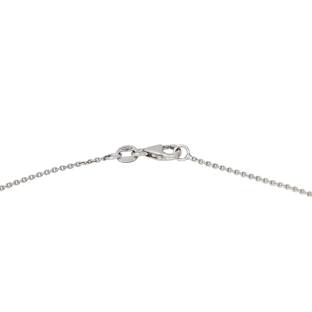 White Gold and Tanzanite Pendant Necklace - Image 7