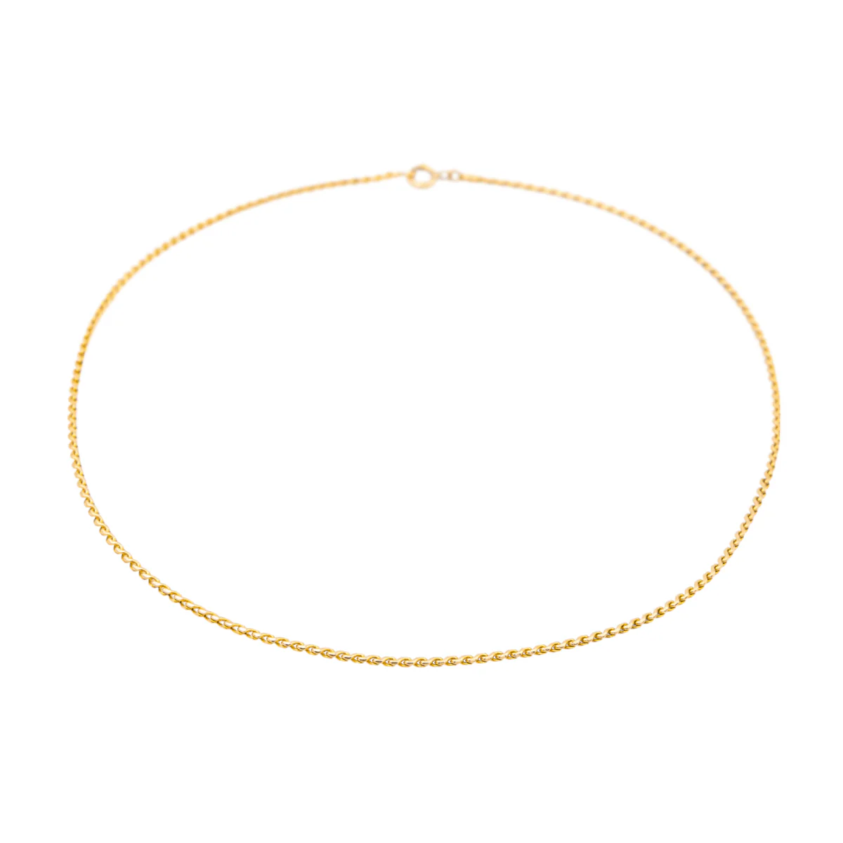 Yellow gold chain necklace - Image 3
