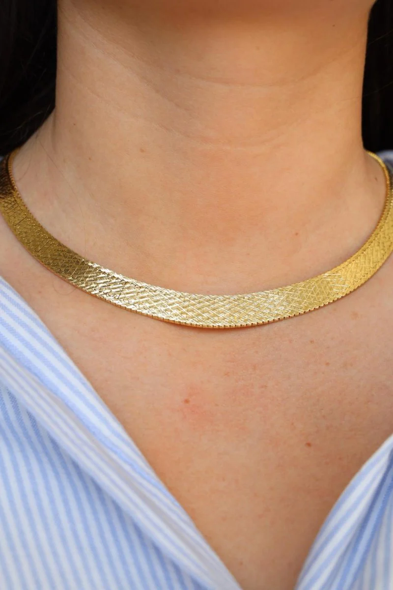 Yellow gold necklace - Image 2