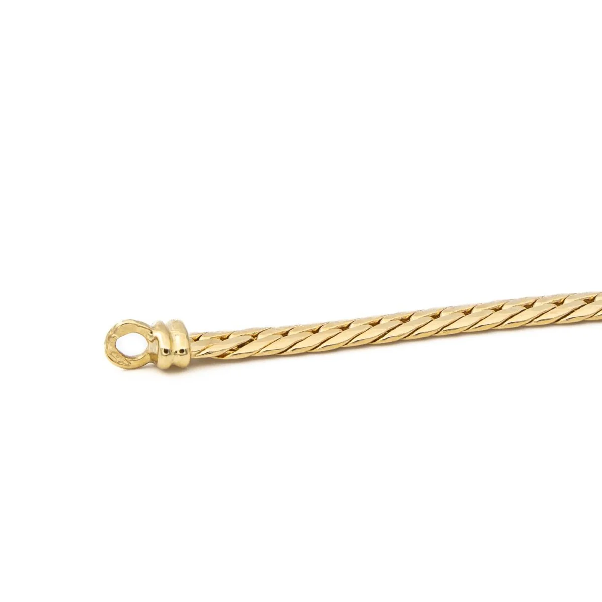 Two gold and diamond chain necklace - Image 6