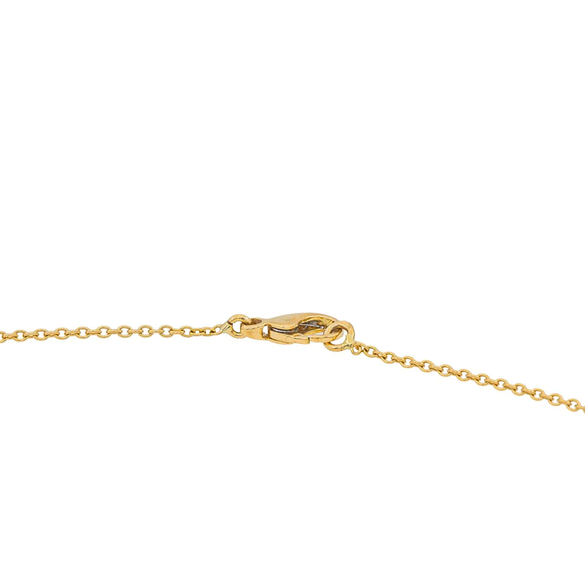 Pendant necklace in two golds and diamond - Image 4