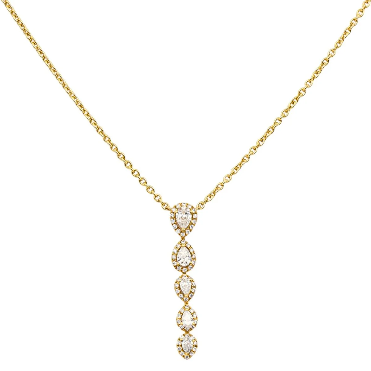 Yellow gold Diamond Necklace