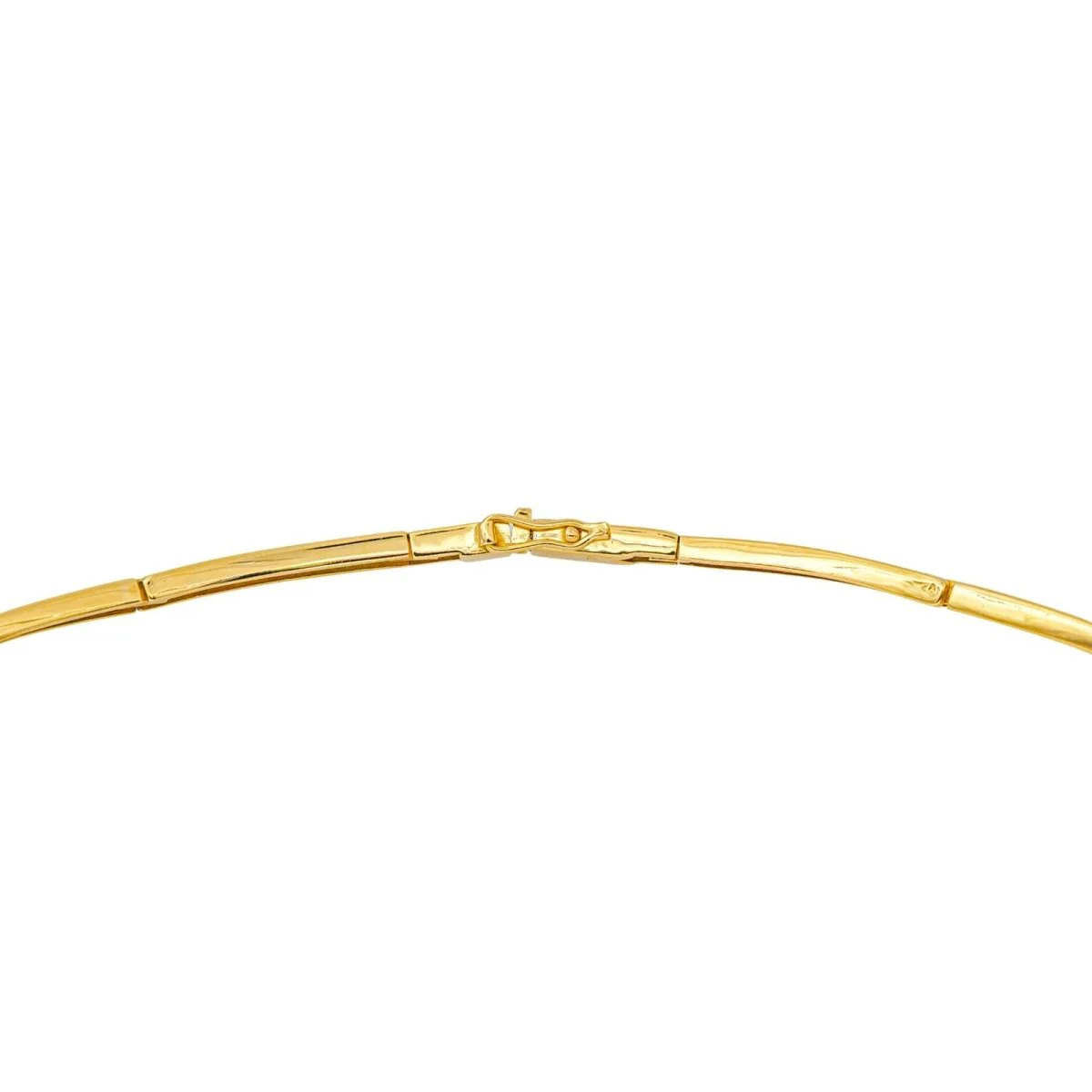Necklace Ras de Cou in yellow gold, emeralds and diamonds - Image 7