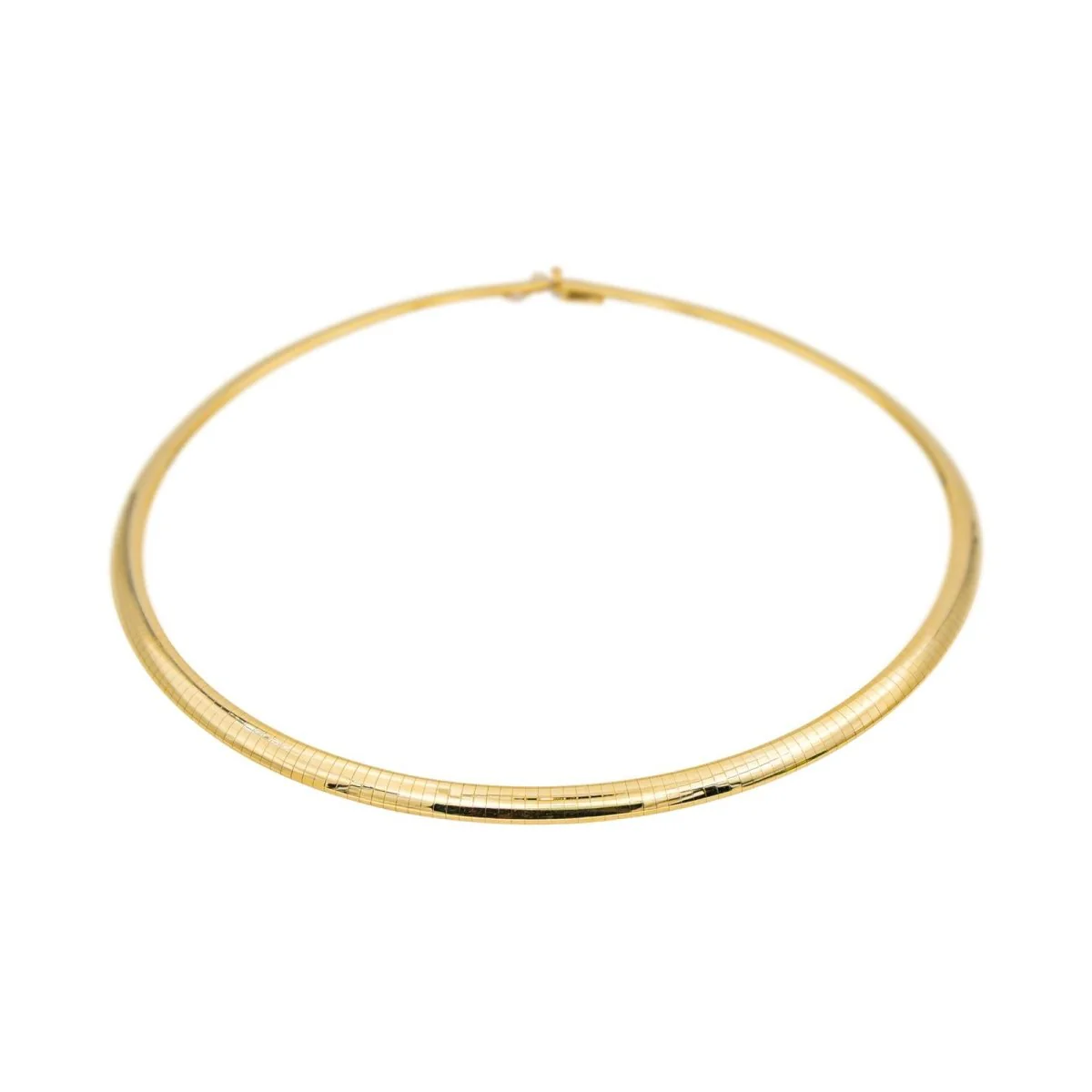 Necklace Torque in yellow gold and sapphire - Image 2
