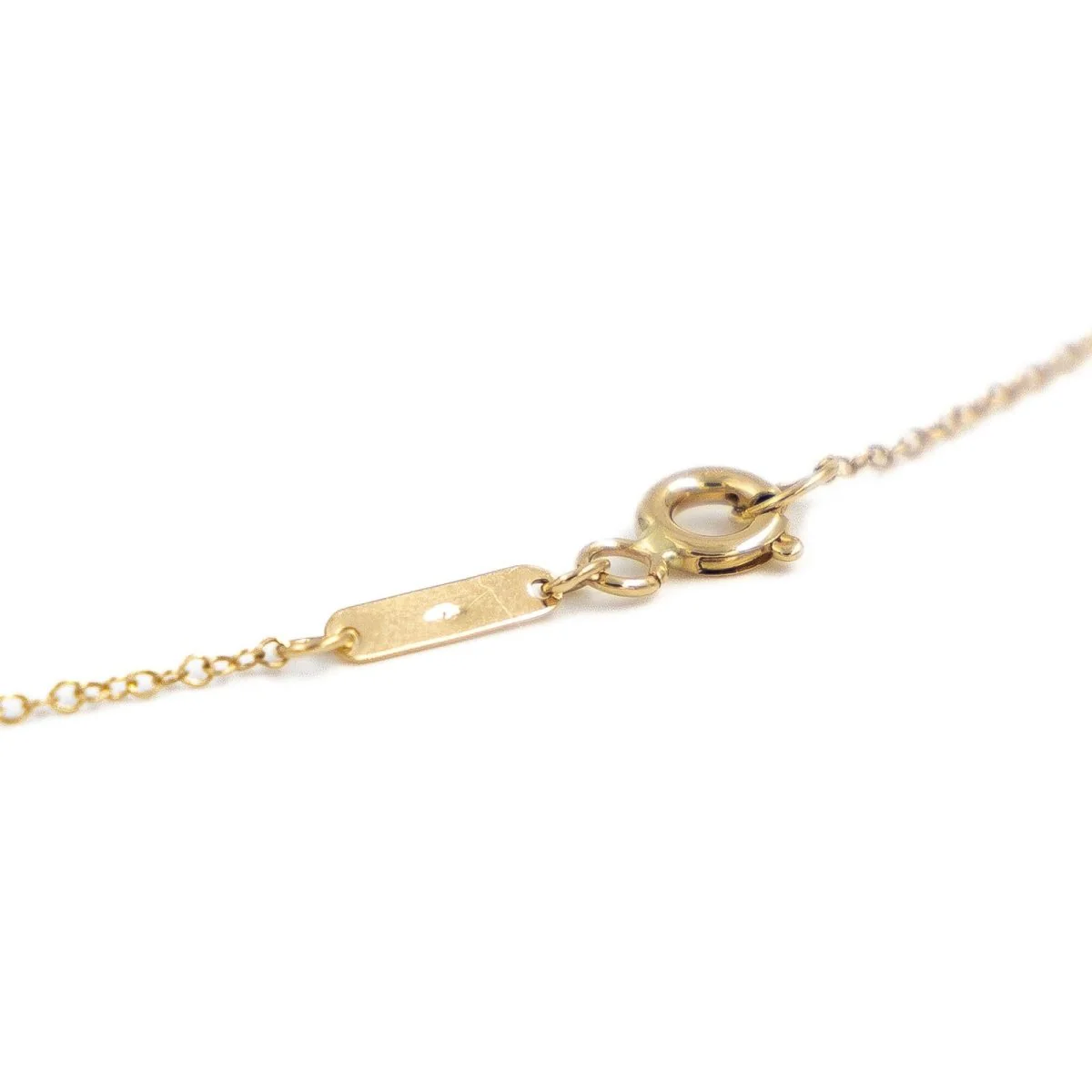 Black Tourmaline Yellow Gold Pendant Necklace - Image 5