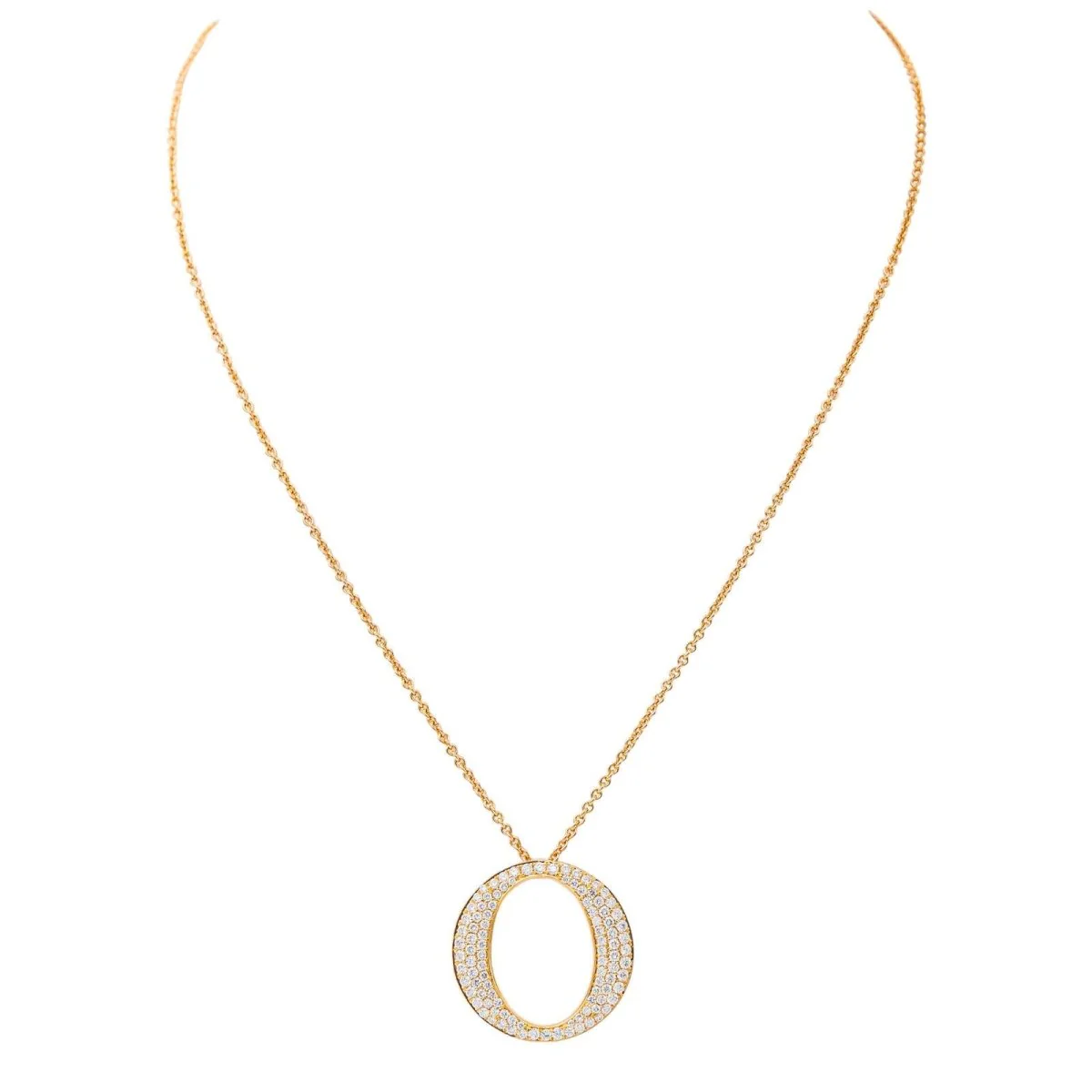 Necklace Rose Gold diamond in rose gold - Image 4