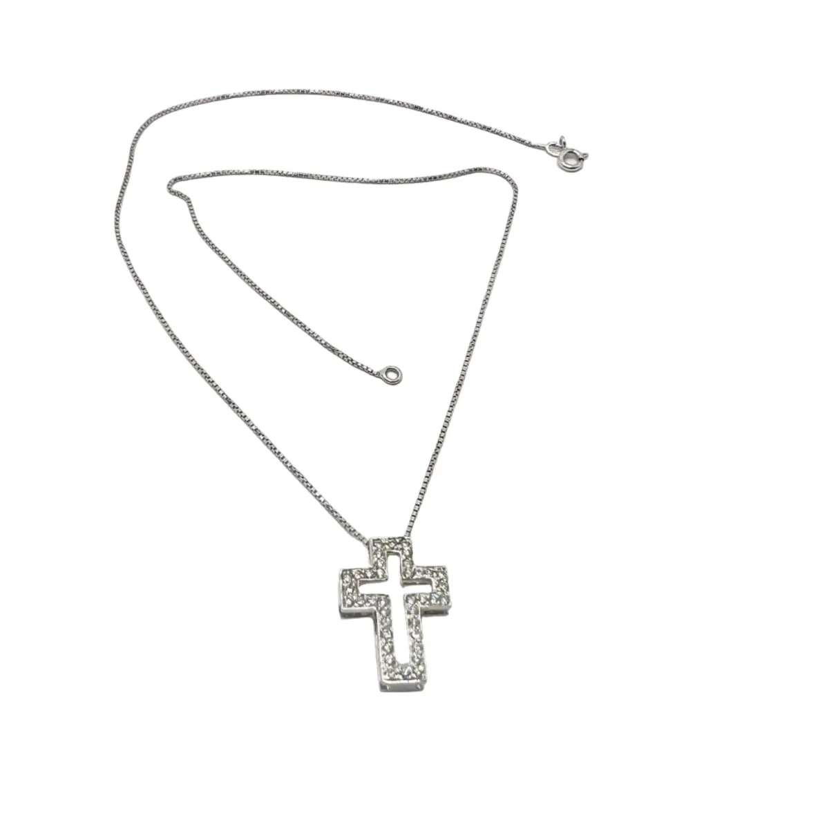 Necklace Pendant COPPINI in White gold and Diamonds - Image 2