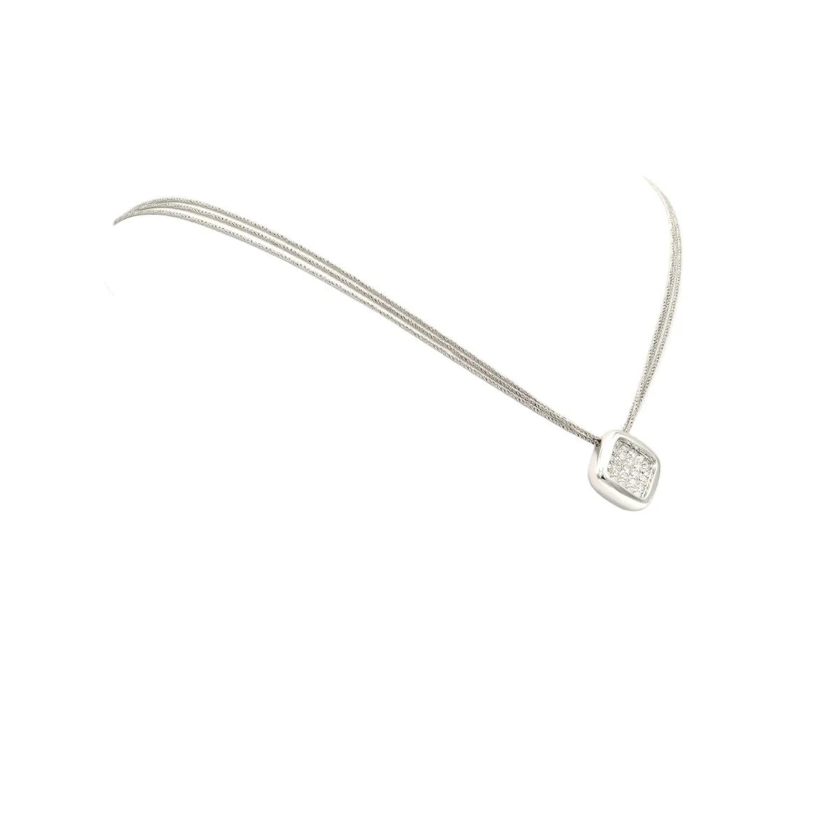 Necklace Pendant in White gold and Diamonds - Image 6