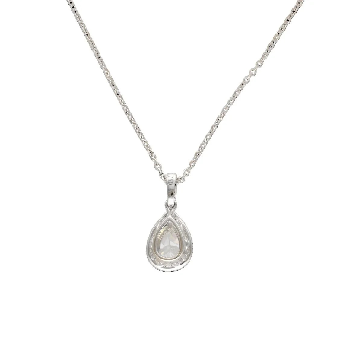 Necklace Pendant in White gold and Diamonds - Image 3