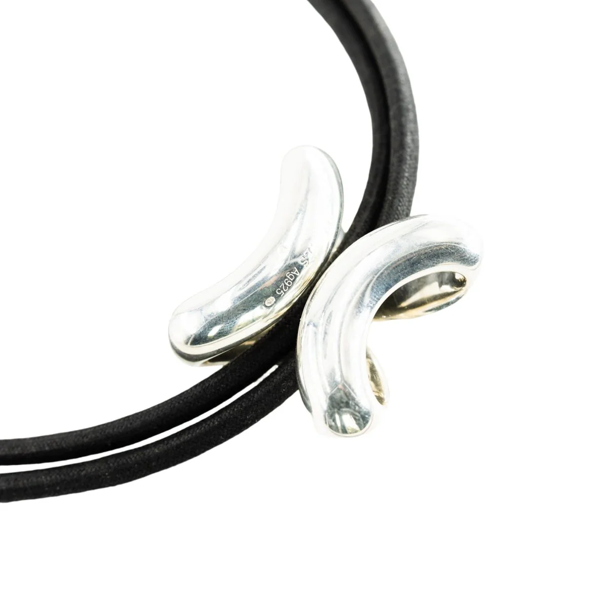 HERMÈS "Lima" Silver Pendant Necklace - Image 4