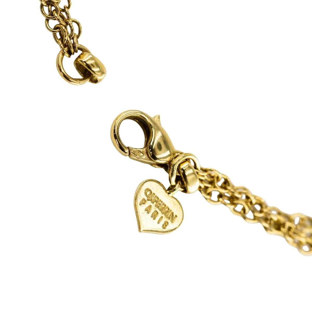 O.J. PERRIN "Coeur Légendes" Yellow Gold Pendant Necklace - Image 7