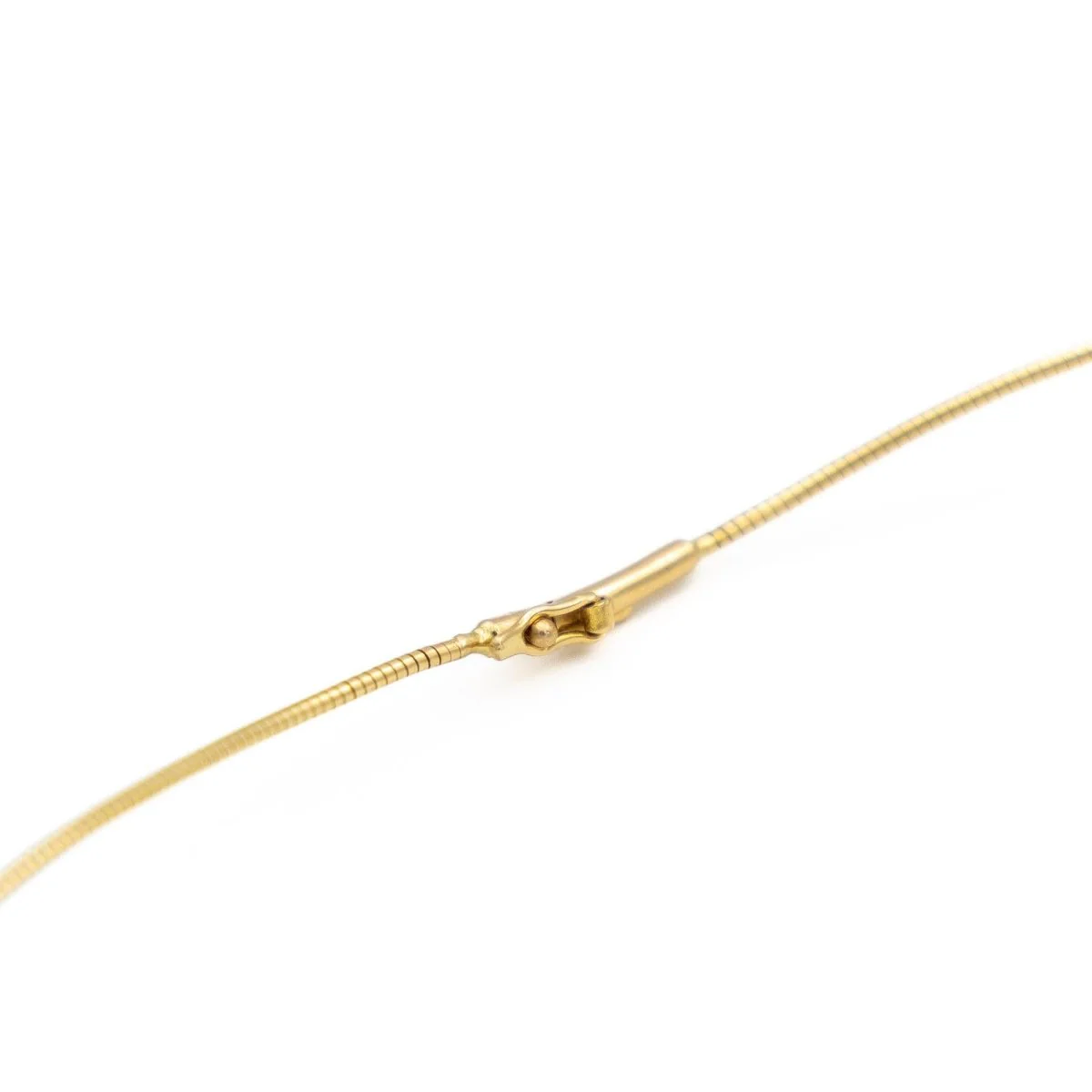 Pendant necklace in yellow gold and amethysts - Image 3