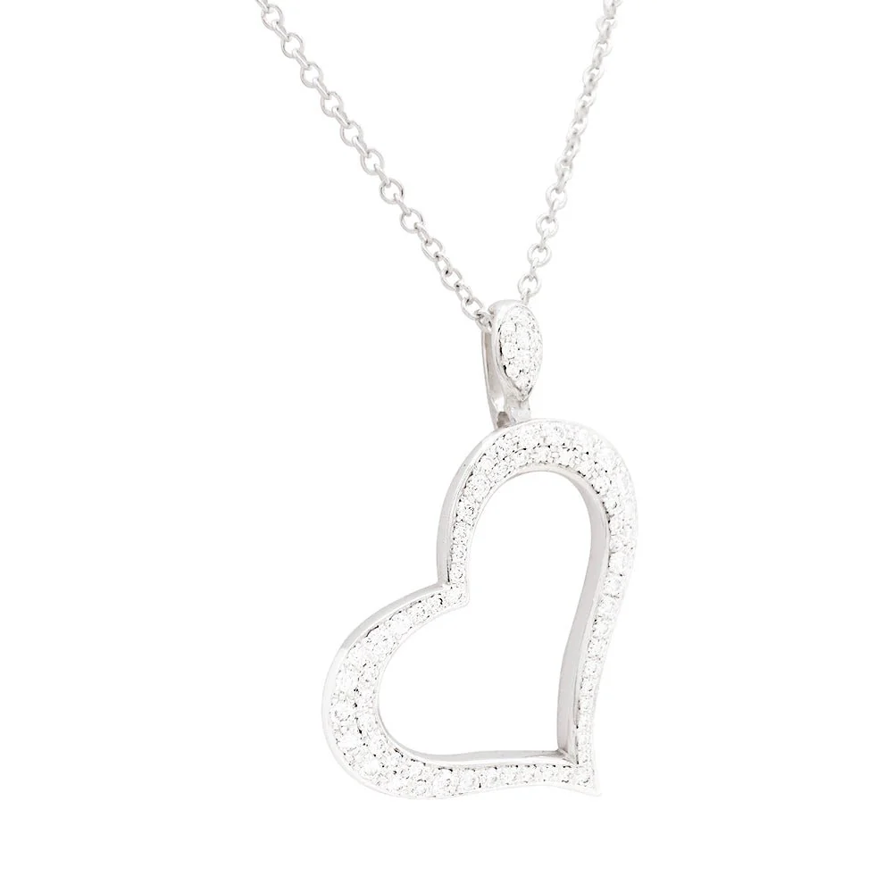 PIAGET "Heart" necklace in white gold and diamonds - Image 3