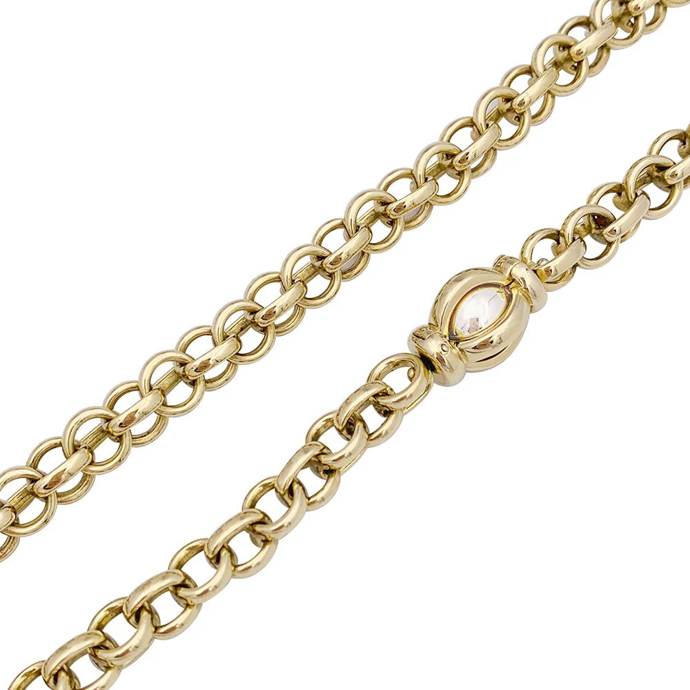 Vintage Pomellato necklace, two golds. - Image 3