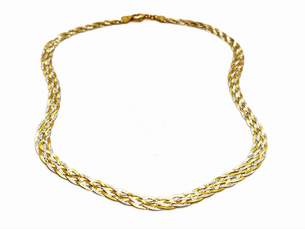 Choker necklace Yellow gold