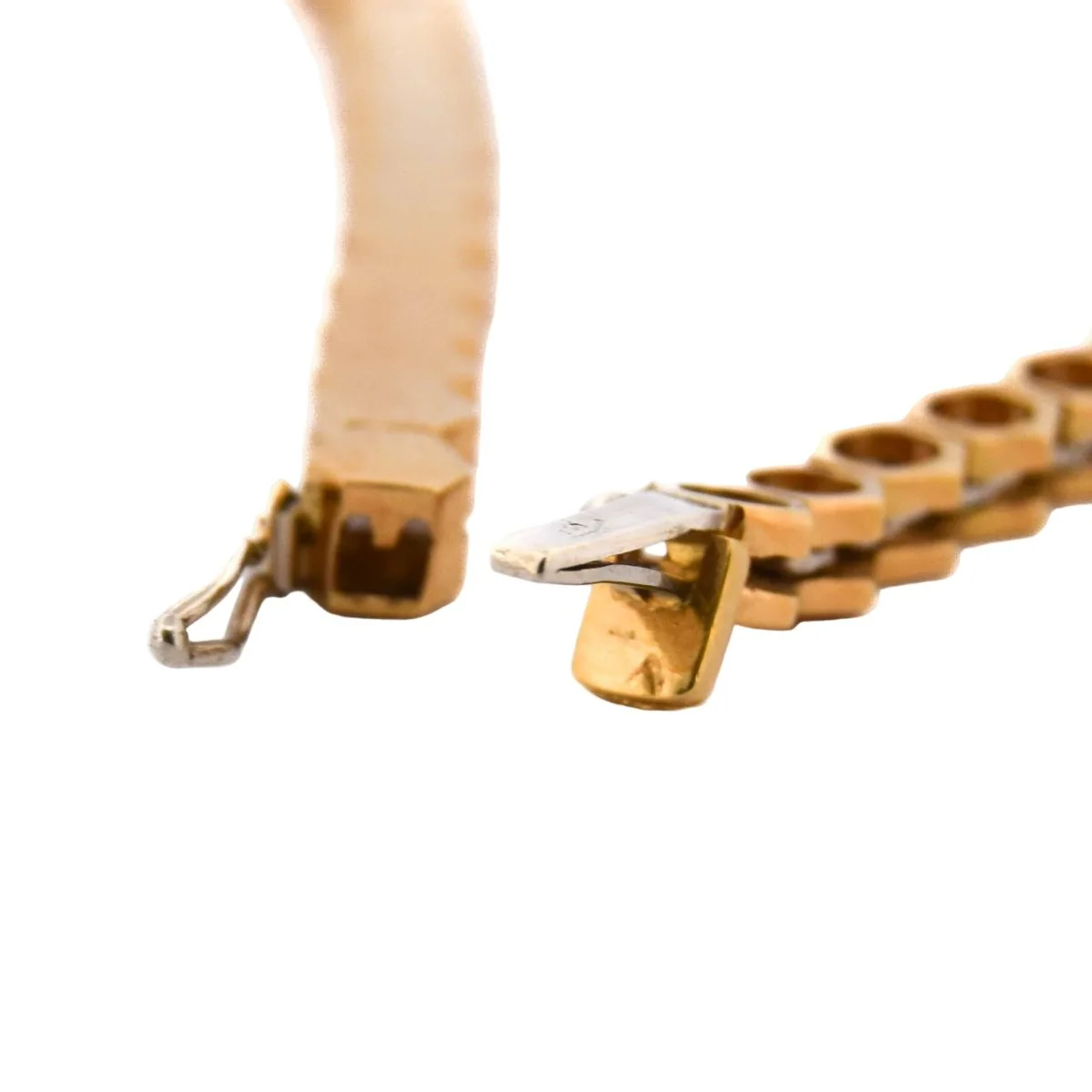 Necklace Rivière in yellow gold and diamonds - Image 4